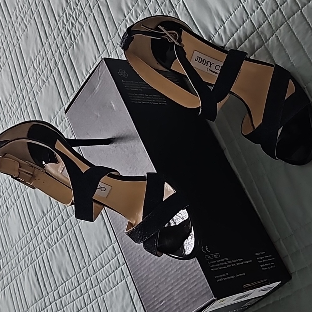 Jimmy Choo blue sandals